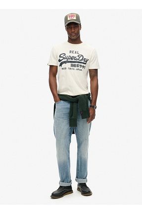 تیشرت نباتی مردانه یقه دوچرخه SUPERDRY - کد 879405701