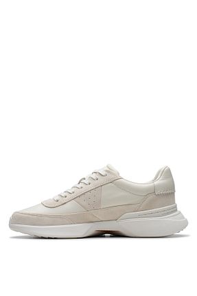 کفش اسنیکر سفید مردانه بند دار CLARKS - کد 879406148