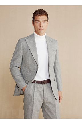 کت طوسی مردانه اسلیم فیت BROOKS BROTHERS - کد 879403163