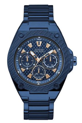 ساعت مچی سرمه ای مردانه 41-45 میلی متر Guess - کد 176722820