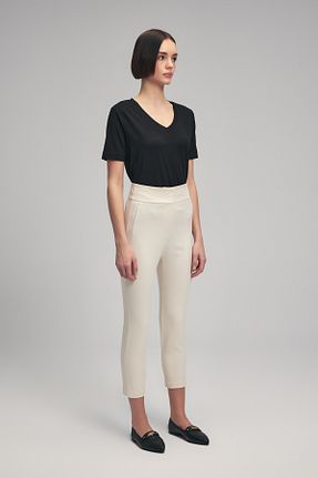 شلوار بژ زنانه پارچه adL - کد 825282252