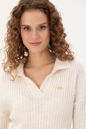 پلیور بژ زنانه ساده U.S. Polo Assn. - کد 879436348