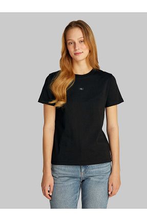 تیشرت مشکی زنانه رگولار Calvin Klein - کد 879435070