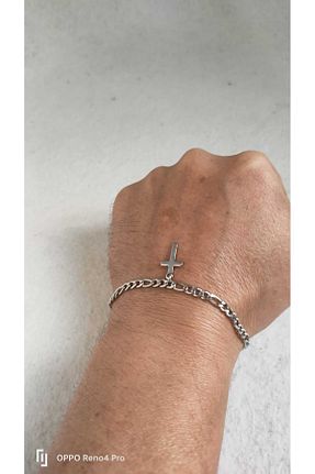دستبند جواهر رنگی زنانه استیل (فولاد) Fugusugu - کد 879437553