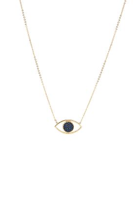 گردنبند جواهر سفید زنانه روکش طلا Atelier Petites Pierres - کد 2033937