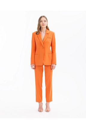کت نارنجی زنانه پارچه SEÇİLSTORE - کد 879451563
