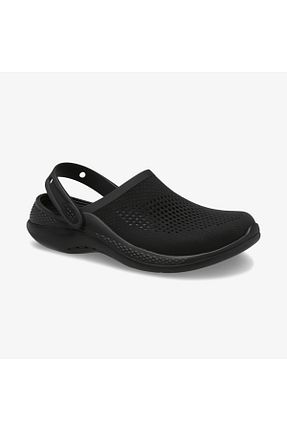 دمپائی مشکی زنانه پاشنه تخت Crocs - کد 686330200