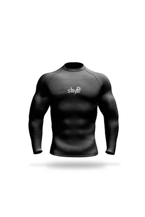 پوشاک گرمکن و زیر مشکی مردانه پلی اورتان StayFit Wears - کد 879479706