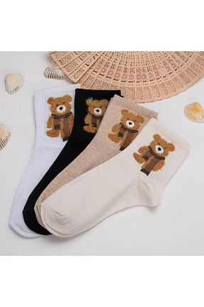 جوراب رنگی زنانه پنبه ای Nixora - کد 879479531