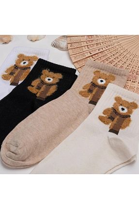جوراب رنگی زنانه پنبه ای Nixora - کد 879479531