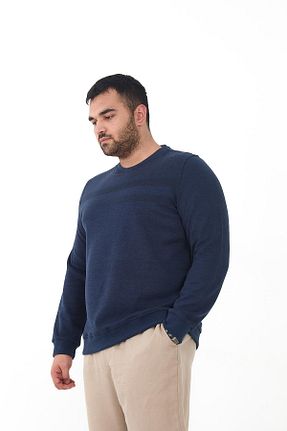 سوئیشرت سایز بزرگ آبی مردانه سایز بزرگ Maccali - کد 878336795