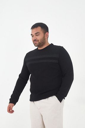 سوئیشرت سایز بزرگ مشکی مردانه سایز بزرگ Maccali - کد 878336410