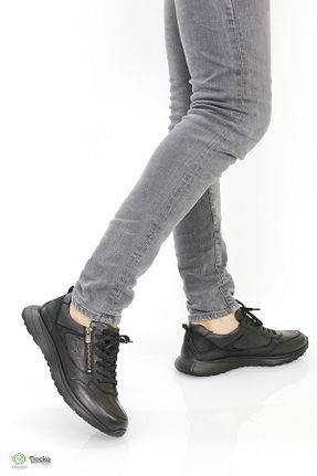 کفش کژوال مشکی مردانه چرم خالص Forelli - کد 879490277
