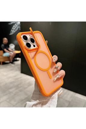 کاور و قاب نارنجی iPhone 13 Caseji - کد 879496077