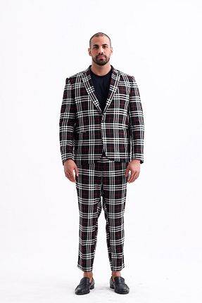 شلوار سایز بزرگ مشکی مردانه بافتنی Koch London - کد 879519206