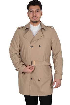 ترنچکت بژ مردانه پلی استر Cengiz İnler - کد 879526770