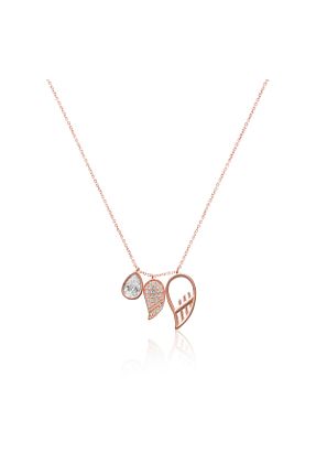 گردنبند نقره طلائی زنانه 925 عیار Coşar Silver - کد 879557804