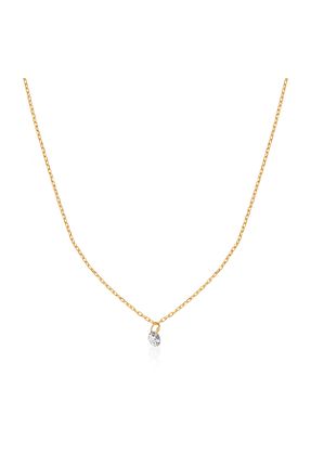 گردنبند نقره طلائی زنانه 925 عیار Coşar Silver - کد 879557424