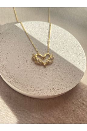 گردنبند نقره طلائی زنانه 925 عیار Inure Jewelry - کد 869973795