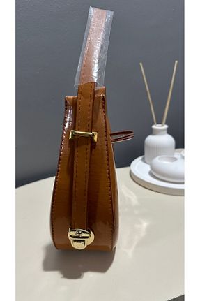 کیف دوشی نارنجی زنانه چرم مصنوعی ÇANTA - کد 879634163