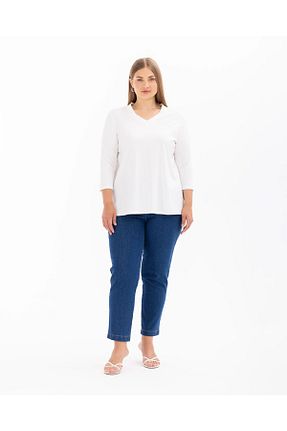 بلوز نباتی زنانه ساده SEÇİLSTORE - کد 879681022