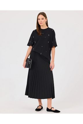 تیشرت مشکی زنانه SEÇİLSTORE - کد 879681575