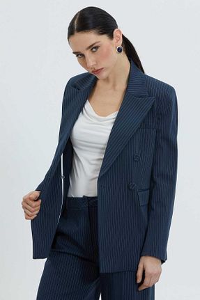 کت سرمه ای زنانه Comfort MEZZURA - کد 879686884