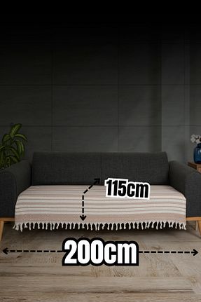 کاور مبل بژ پنبه Akaystore - کد 872528588