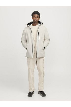 کاپشن بژ مردانه رگولار Jack & Jones - کد 880197765