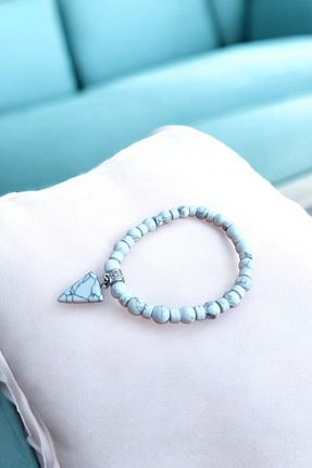 دستبند جواهر سفید زنانه سنگ طبیعی MGA DOĞAL TAŞ - کد 879800664