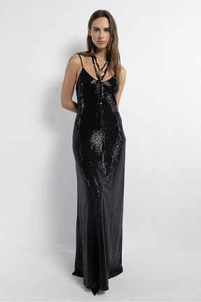 لباس مشکی زنانه بافتنی boneqa barcelona - کد 879798608