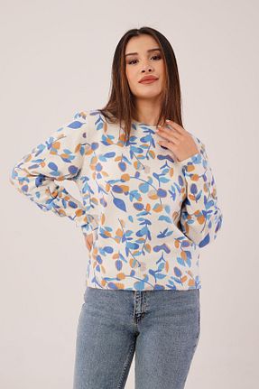 پلیور نباتی زنانه چاپی Hipo Trend - کد 879852463