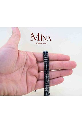 دستبند جواهر طوسی زنانه سنگ طبیعی Mina Souvenir - کد 879858587