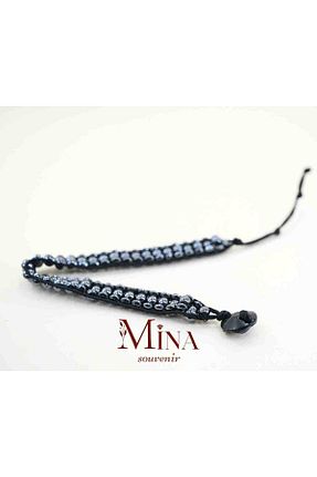 دستبند جواهر طوسی زنانه سنگ طبیعی Mina Souvenir - کد 879858587