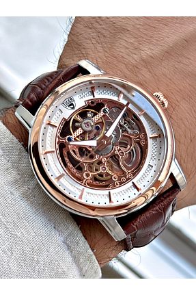 ساعت مچی قهوه ای مردانه 45 میلی متر Tiger - کد 879852514