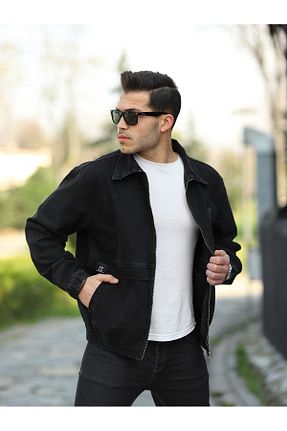 کت مشکی مردانه اورسایز LTC Jeans - کد 286552353