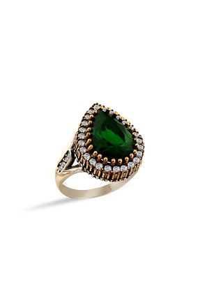 انگشتر نقره متالیک زنانه زیرکن Silveranka - کد 860871465