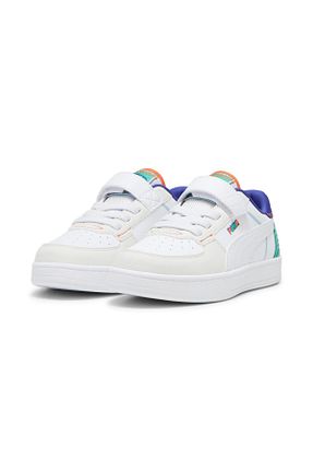 کفش پیاده روی سفید بچه گانه چرم مصنوعی Puma - کد 875925472