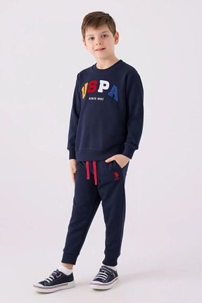 ست بالاتنه و پائین تنه سرمه ای بچه گانه بافتنی U.S. Polo Assn. - کد 879908676