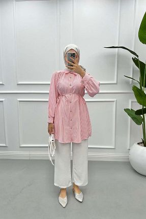 پیراهن قرمز زنانه رگولار Pardesü Dünyası - کد 856348238