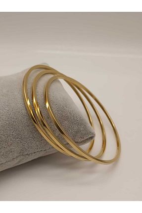 دستبند استیل (فولاد) زرد زنانه استیل (فولاد) TLSMACCESORIES - کد 879903685