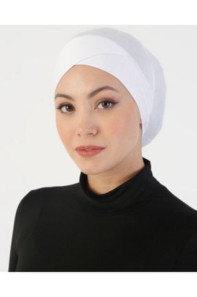 کلاه شنای حجاب سفید زنانه Differenza - کد 879916889