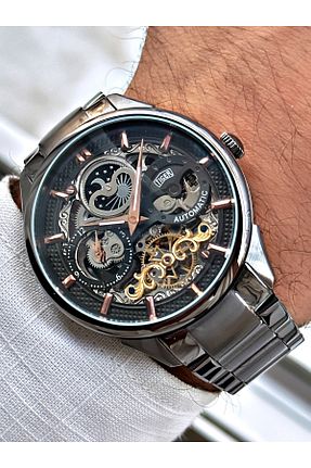 ساعت مچی مشکی مردانه 45 میلی متر Tiger - کد 879912737