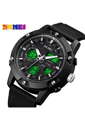 ساعت مچی مشکی مردانه 46-50 میلی متر Skmei - کد 870105169