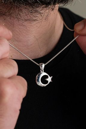 گردنبند نقره مردانه 925 عیار Tmt Silver - کد 879933190