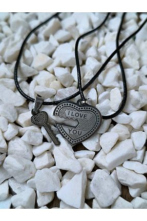 گردنبند جواهر طوسی زنانه استیل ضد زنگ Esey Dizayn - کد 879928106