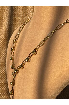 گردنبند استیل ( فولاد ) طلائی زنانه استیل (فولاد) Jadore Jewelry - کد 879917928