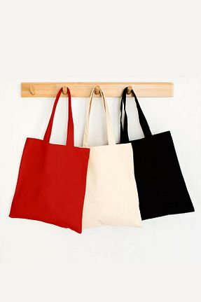 کیف دوشی قرمز زنانه پارچه ای Çınar Bez Çanta - کد 143492934