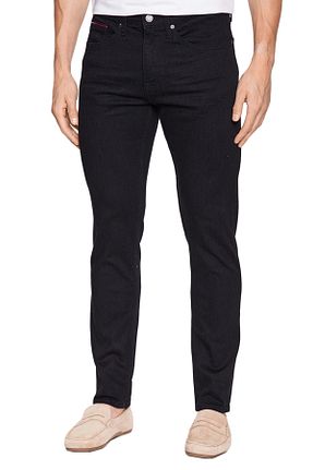 شلوار جین مشکی مردانه پاچه ساده Tommy Hilfiger - کد 829504925