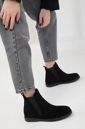 بوت / نیم بوت مشکی زنانه جیر SOHO - کد 877586505